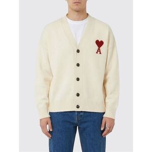 Ami Paris Cardigan Men Ecru